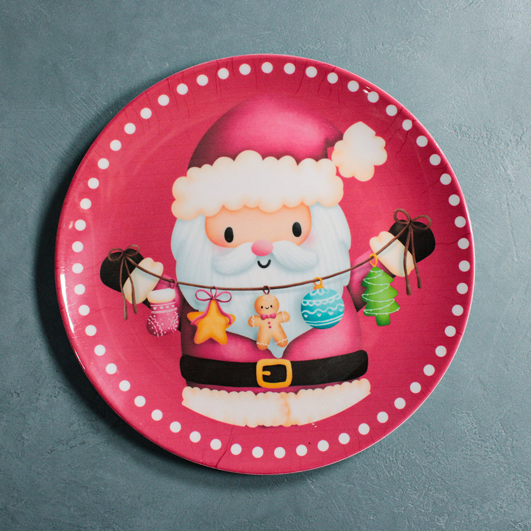 Santa Christmas Plate