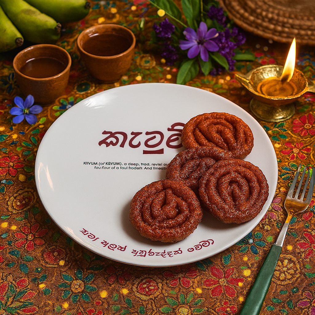 Sri Lankan Sweet Serving Plate