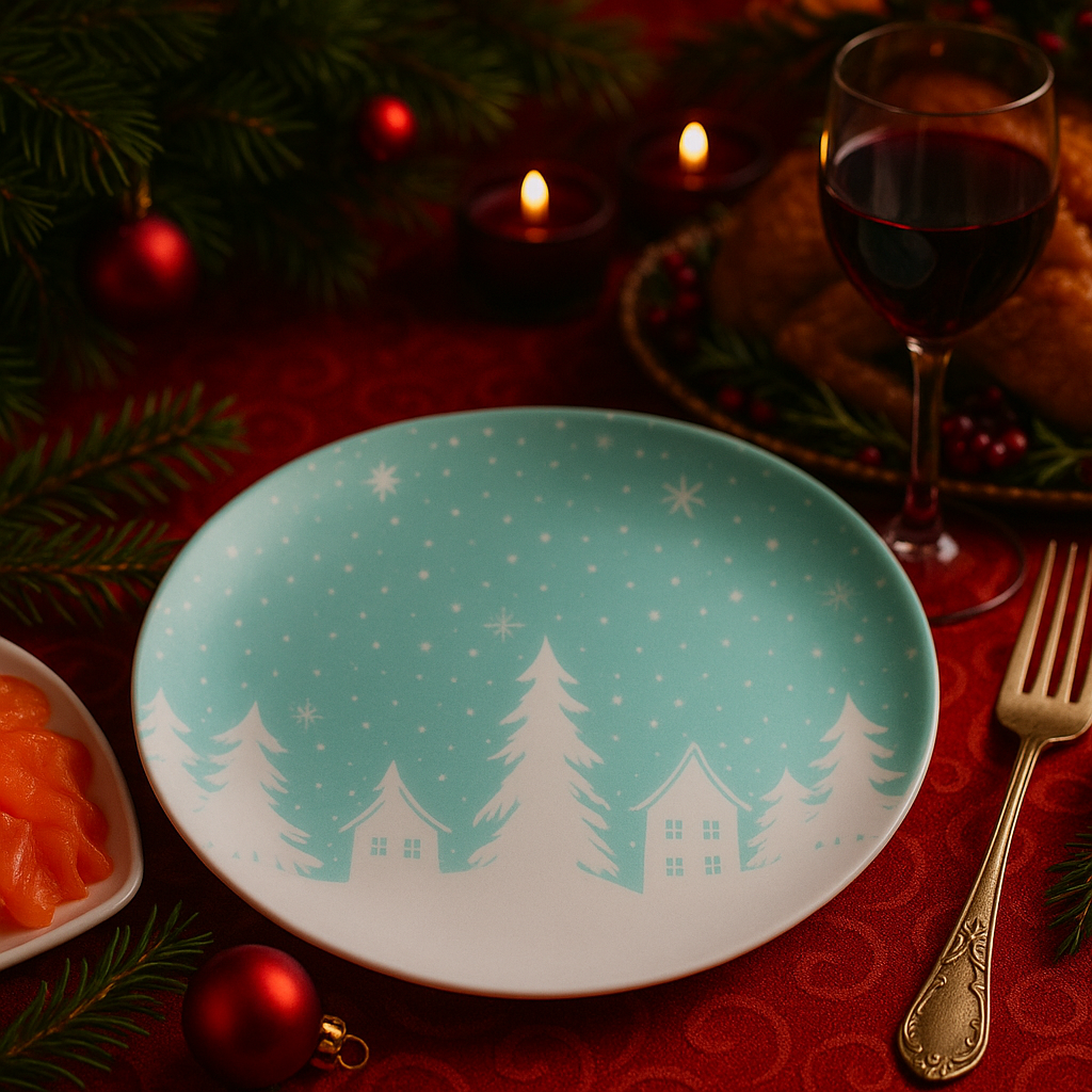 Christmas Dinner Plate