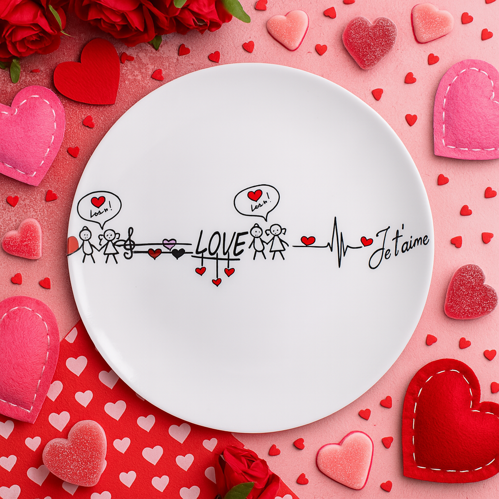 Valentine's Day Plate