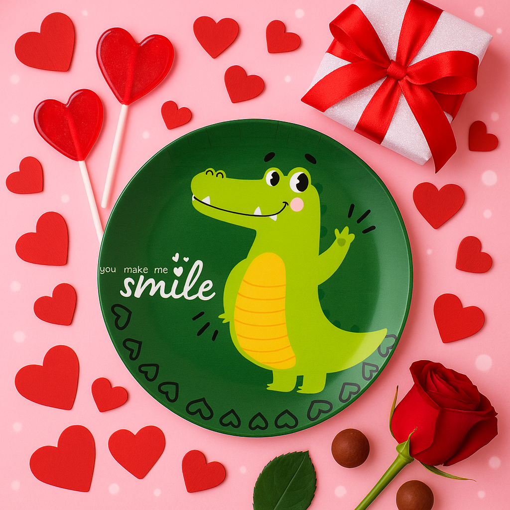 Crocodile Smile Plate