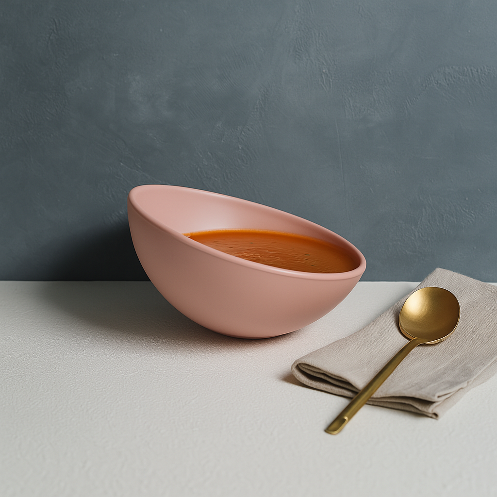 Angled Food Bowl