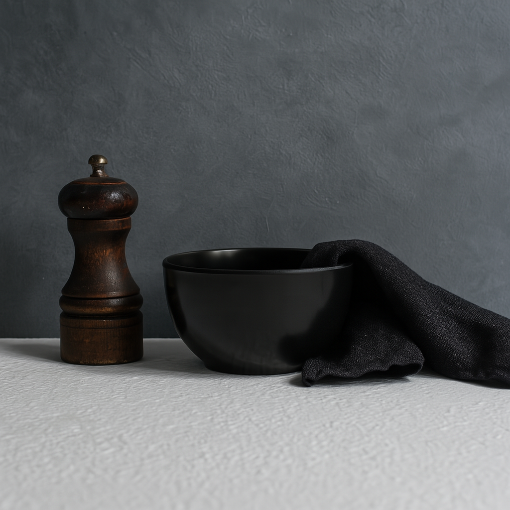 Deep flared serving bowl