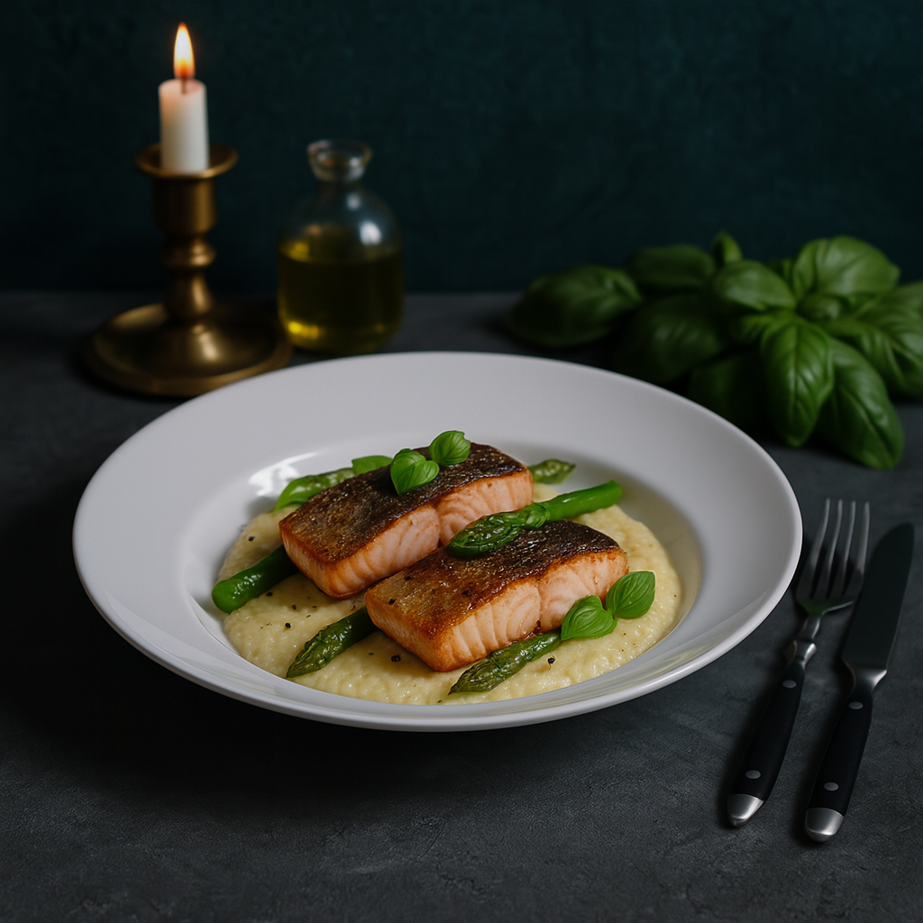 Round flared serving dish