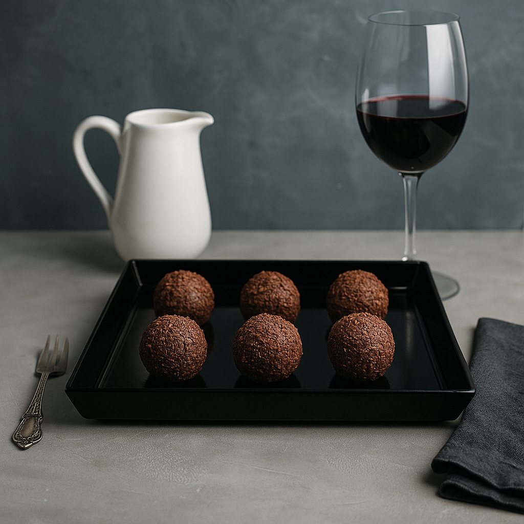 Rectangular serving tray