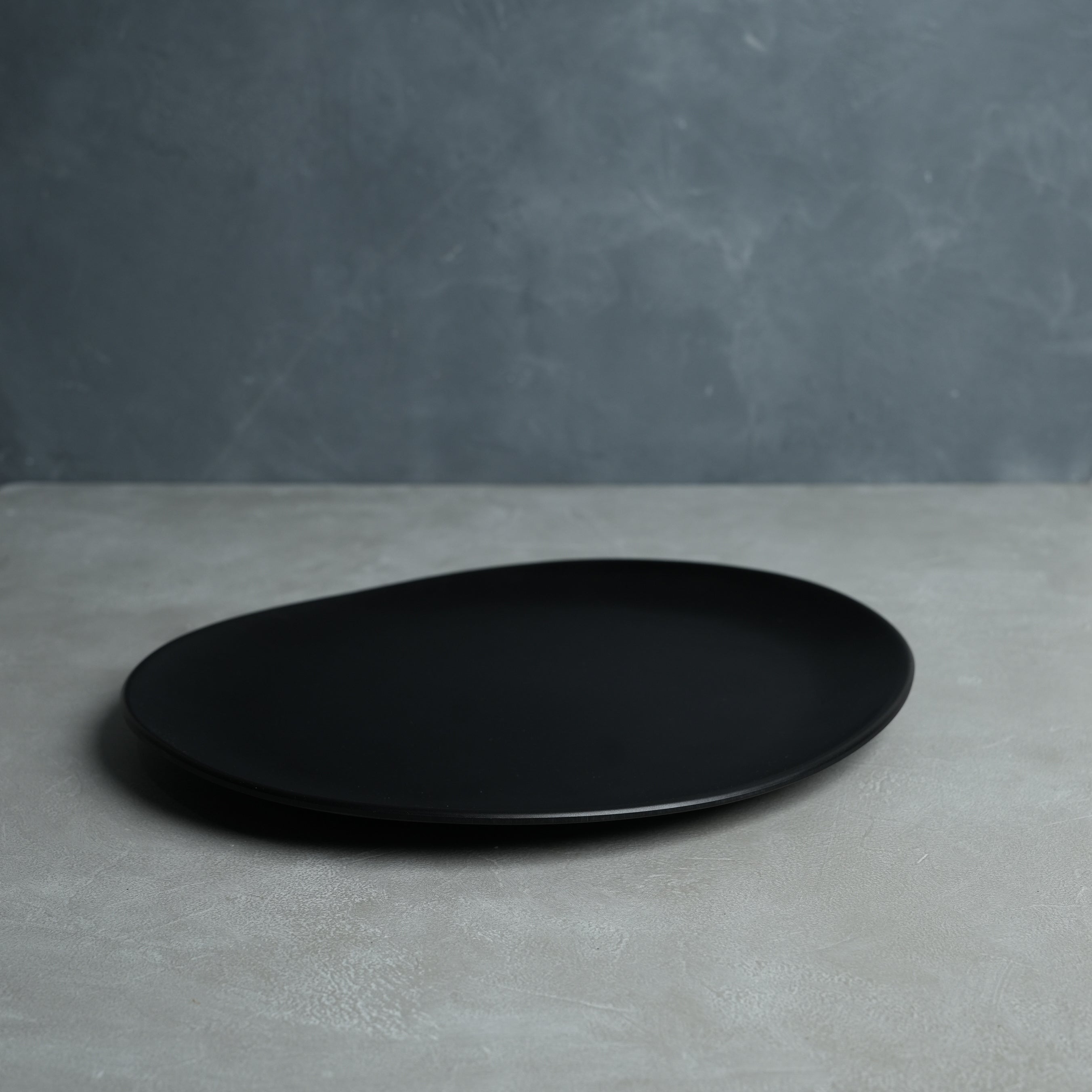 Oval culinary plate