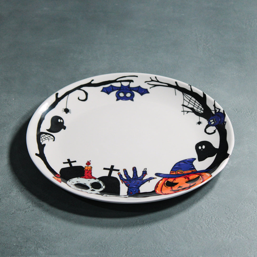 Spooky Tree Border Plates