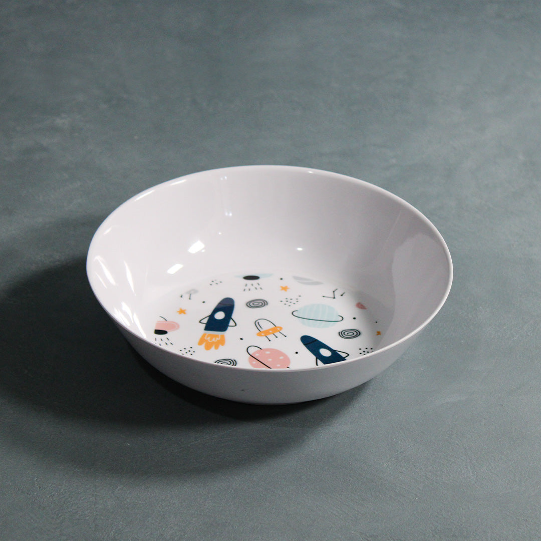 Space-themed kids bowl