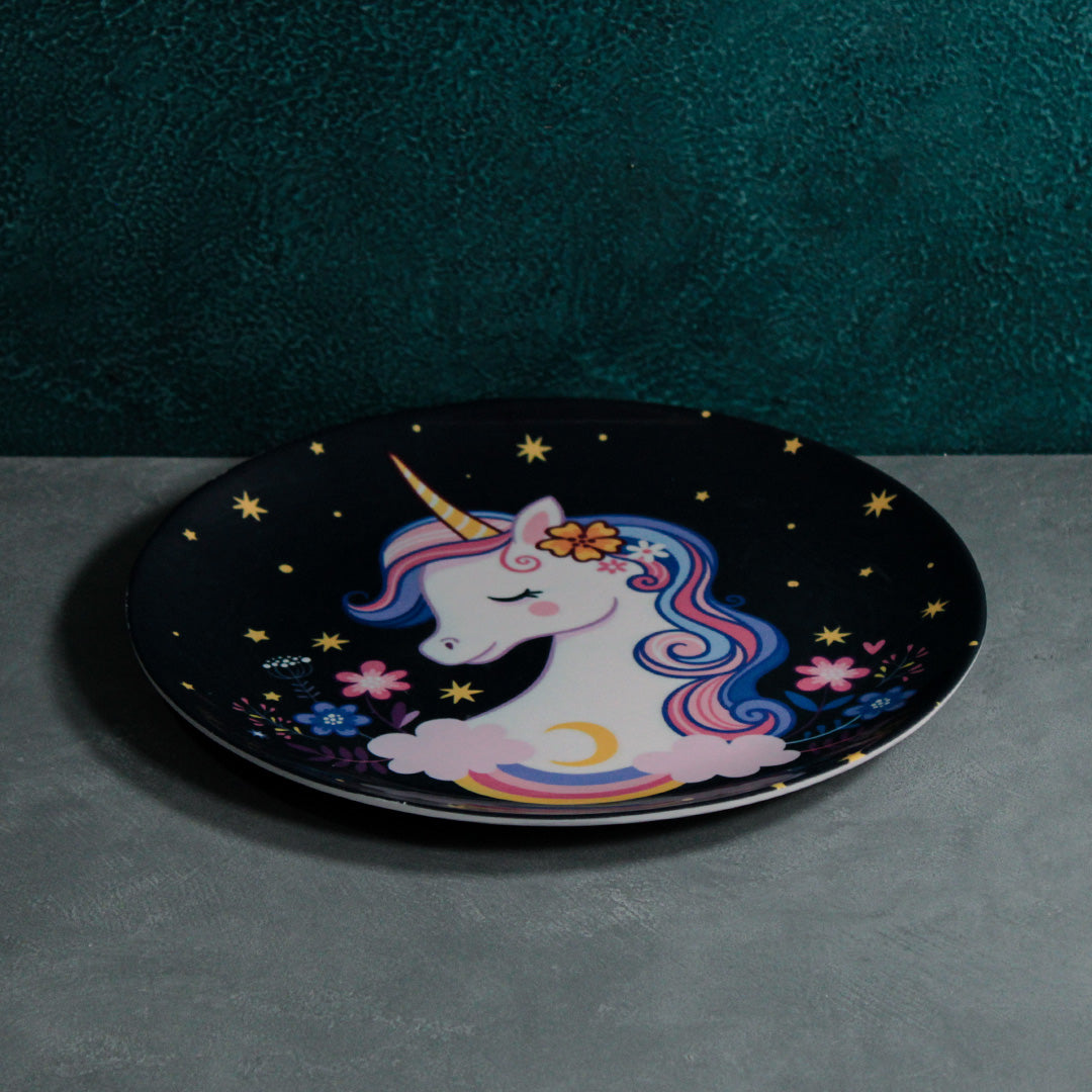 Unicorn Night Sky Plate