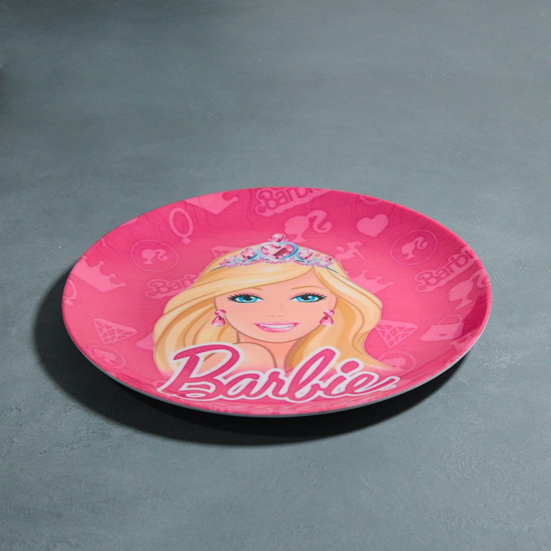 Barbie Themed Kids Plate