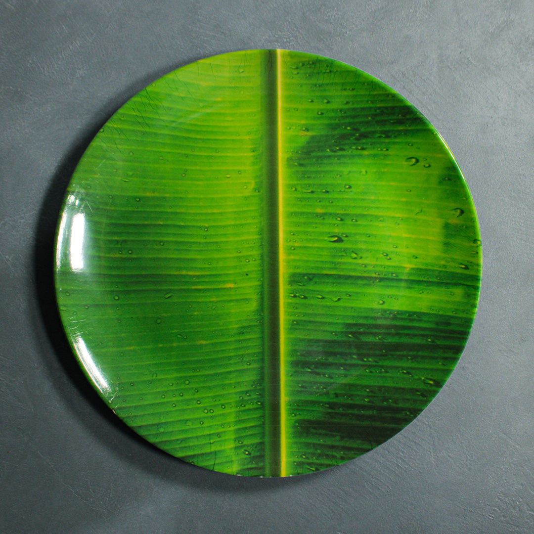 Banana leaf dining plate