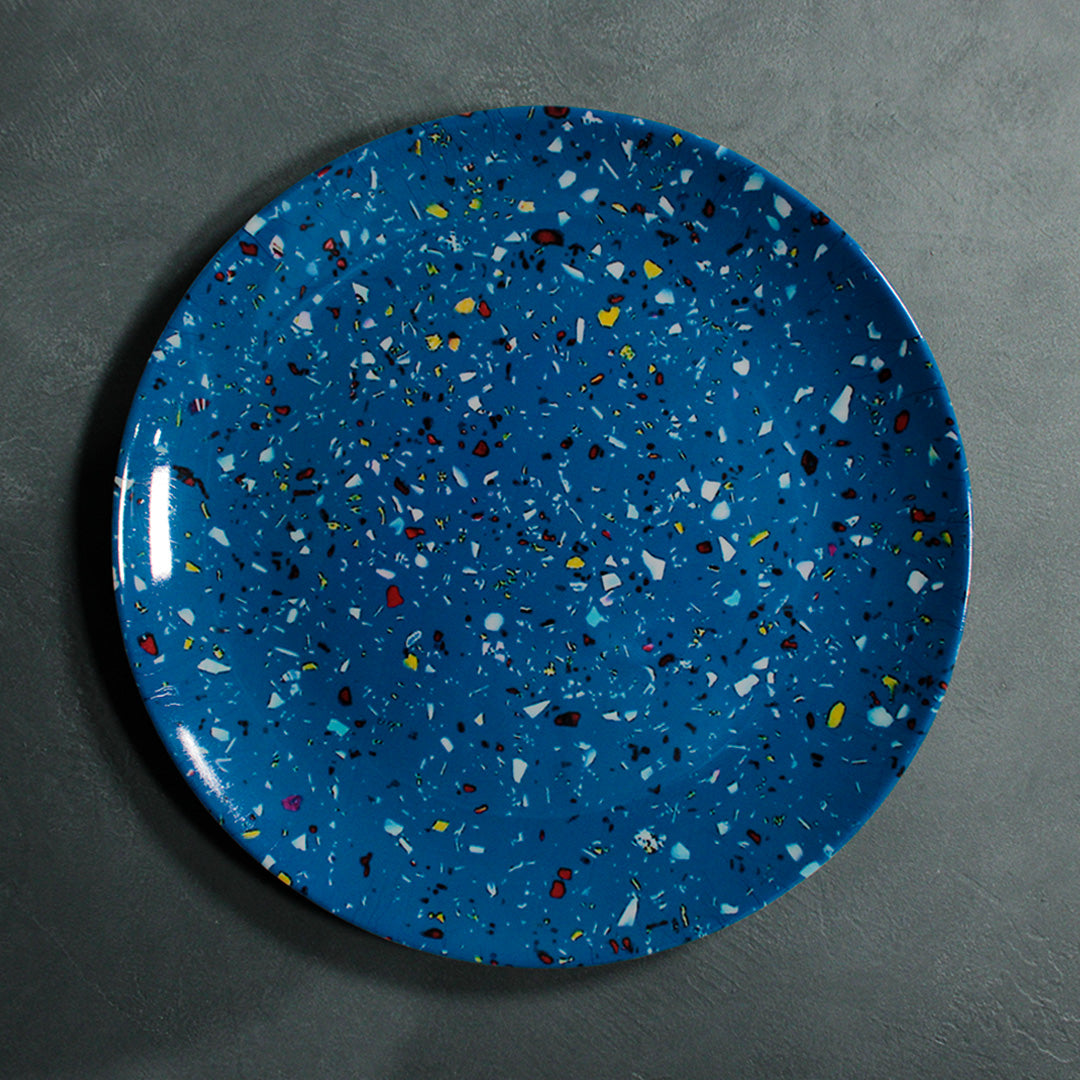 Terrazzo round plate