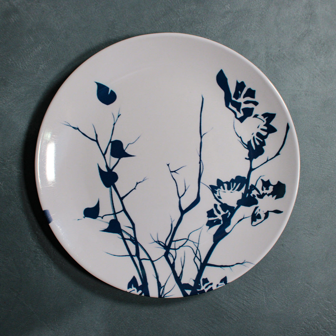 Botanical serving plate