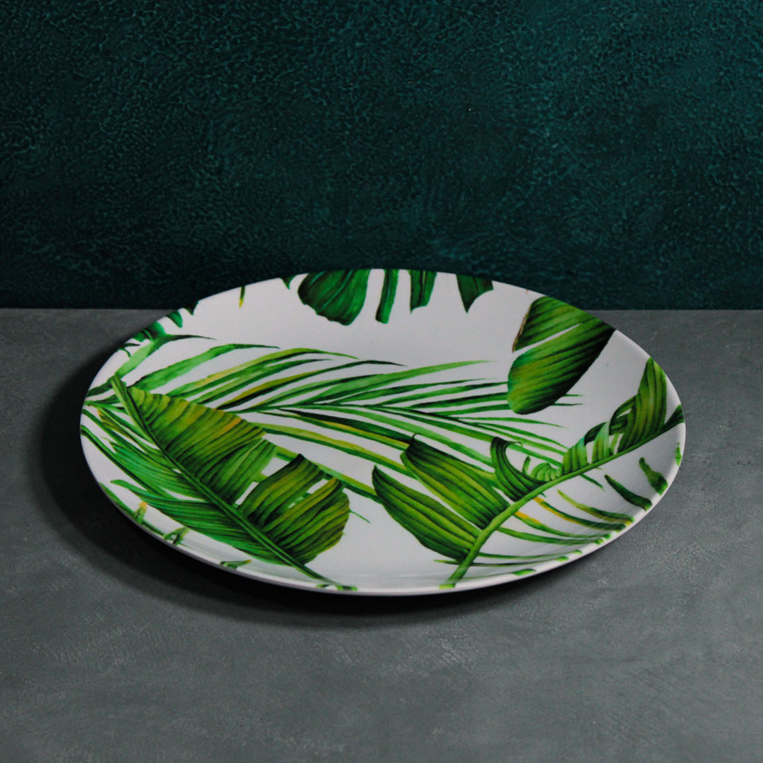 Tropical leaf plate