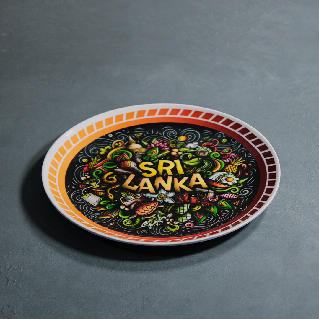 Sri Lankan Cultural Plate