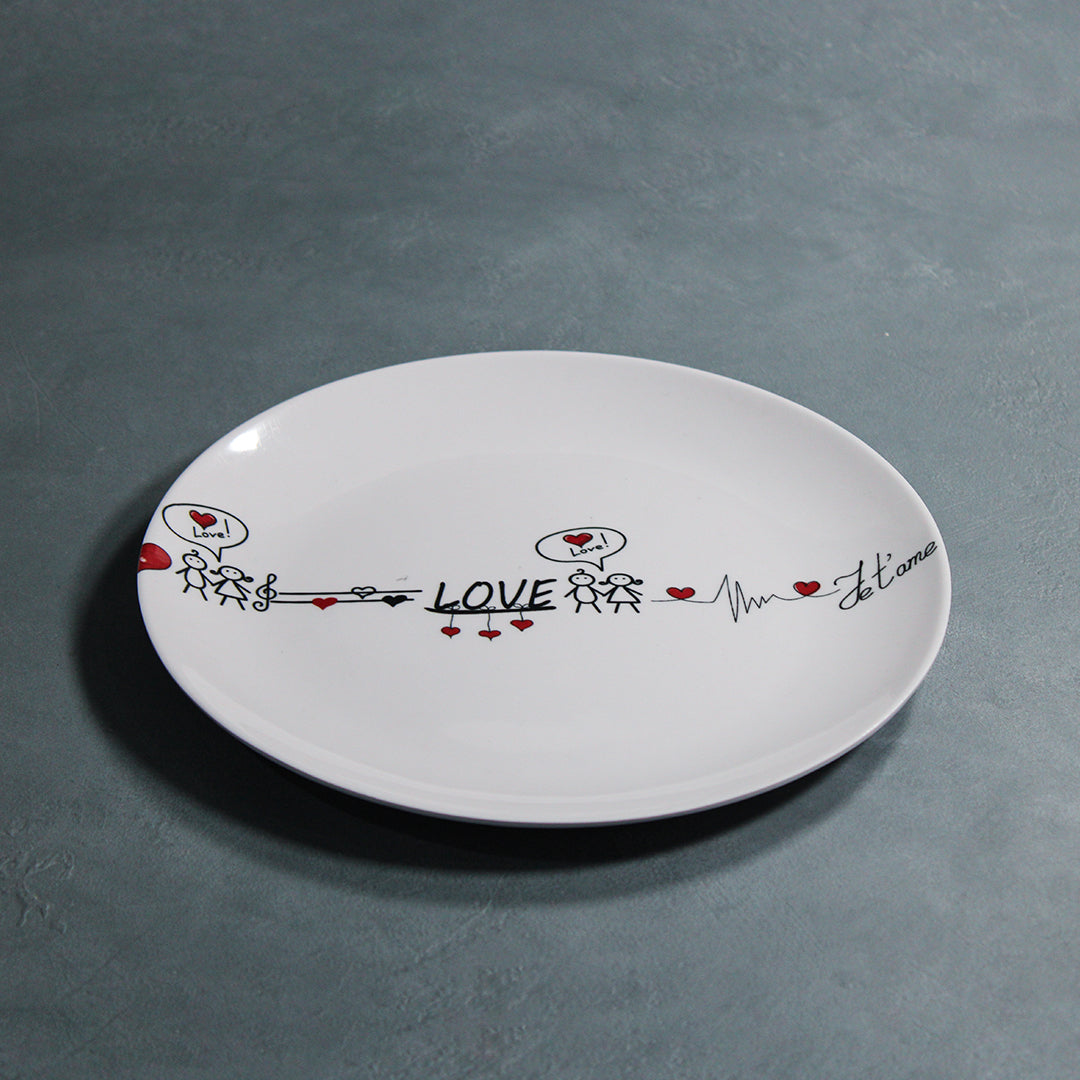 Romantic Valentine Plate